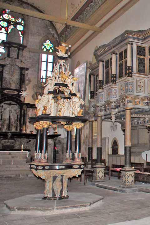 Taufstein Oberkirche Arnstadt