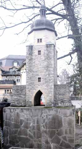 Modell Erfurter Tor in Arnstadt