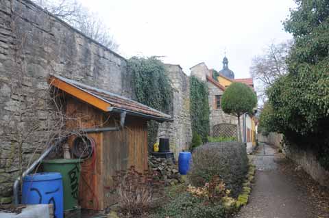 Stadtmauer an der Hohen Mauer Arnstadt