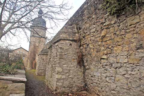 Stadtmauer an der Hohen Mauer Arnstadt