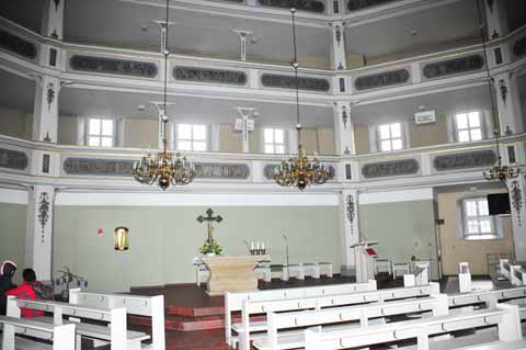 Altar Himmelfahrtskirche Gottesackerkirche Arnstadt