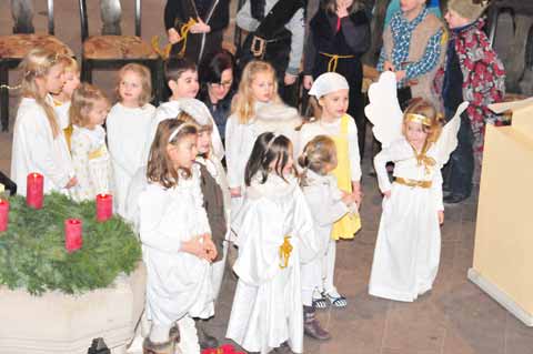 Krippenspiel Heiligabend Gottesdienst Bachkirche Arnstadt