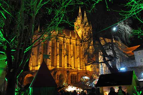 Weihnachtsmarkt Erfurt - Severikirche