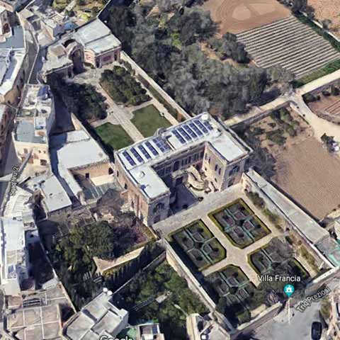 Villa Francia, Lija, Malta, Quelle: Google Street view