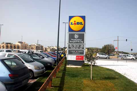 Supermarkt Lidl, Mosta, Malta