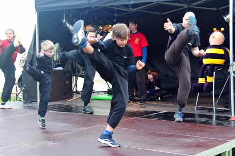 Kampfkunstschule "Vo Dao Vietnam" zum 17. Familienfrühlingsfest - Citadelle Erfurt - Petersberg