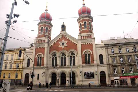 >Große Synagoge, Velká synagoga, Plzeň / Pilsen